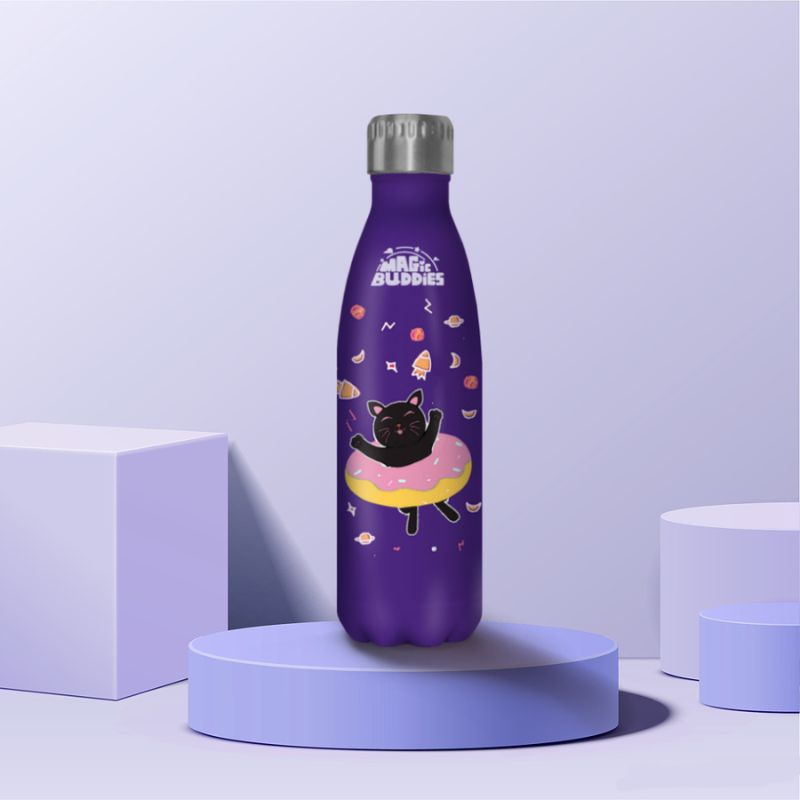 Magic Buddies 17 Oz Stainless Steel Insulated Water Wottle - MAGIC GLOBE