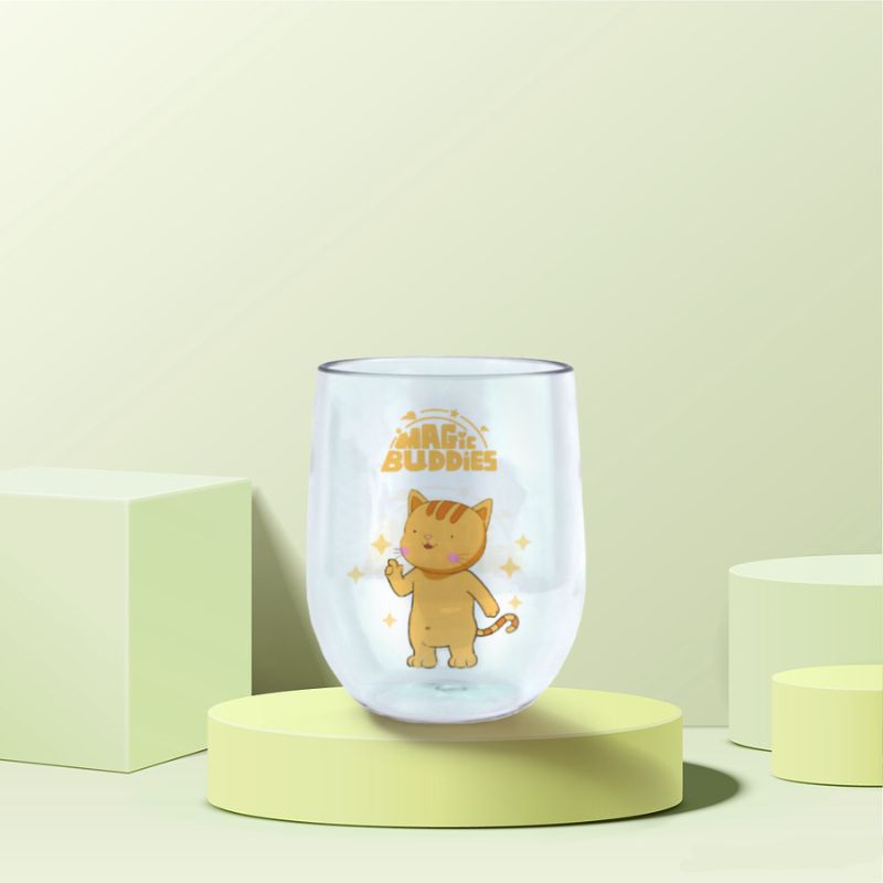2 Pack 17oz Plastic Wine Glass - MAGIC GLOBE
