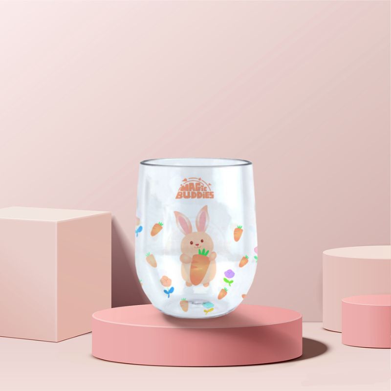 2 Pack 17oz Plastic Wine Glass - MAGIC GLOBE
