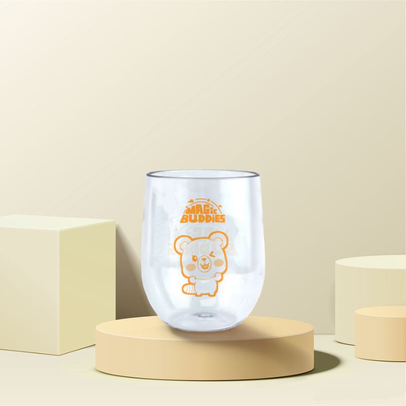 2 Pack 17oz Plastic Wine Glass - MAGIC GLOBE