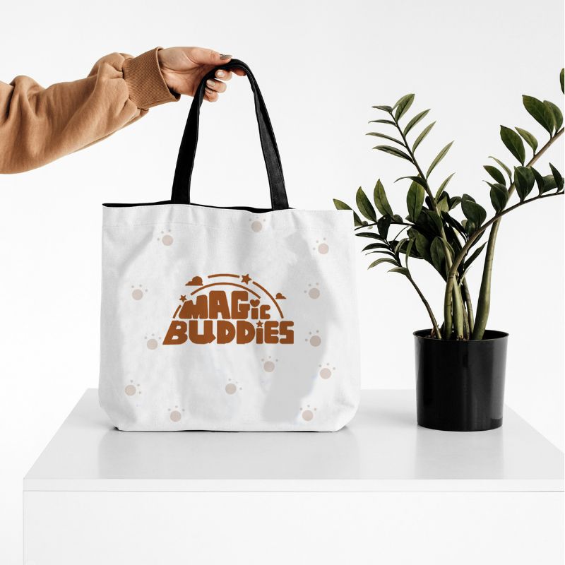 Magic Buddies Cotton Tote Bag - MAGIC GLOBE