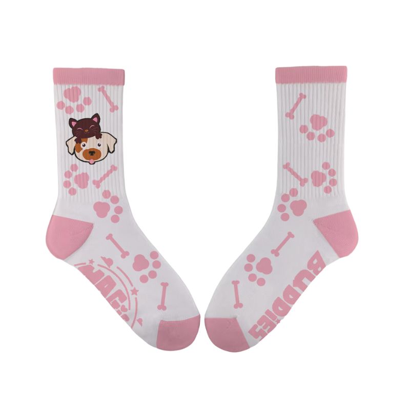 Magic Buddies Cartoon Crew Socks - MAGIC GLOBE